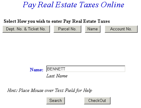 Pay another real estate bill example