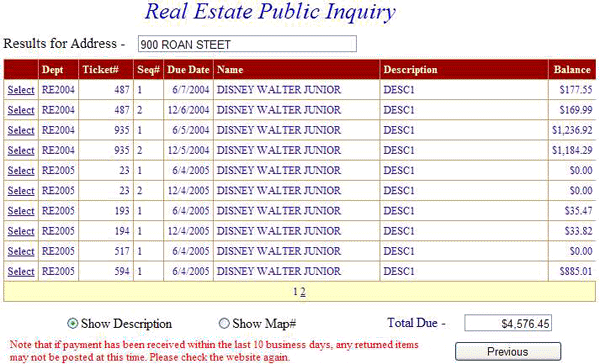 Select name example